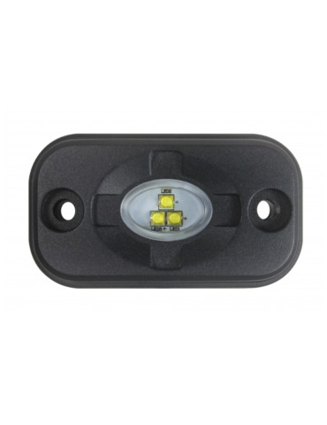 PHARE DE TRAVAIL OU DE ZONE A 3 LEDS NOIR 12/24V