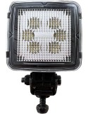 PHARE DE TRAVAIL 9 LEDS CARRE NOIR 1210 LUMENS