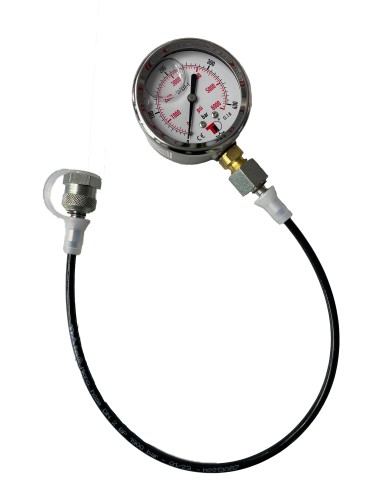 0-400 bar stainless steel pressure gauge with capillary tube