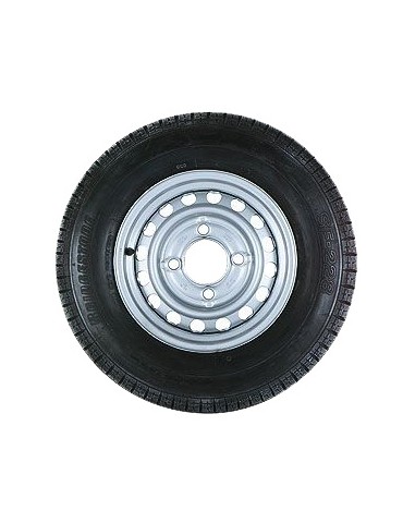 ROUE REMORQUE 155/70R12/Ø525 