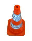 cone de signalisation pliant 500 mm