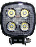 PHARE DE TRAVAIL A 4 LEDS 12/24V CARRE