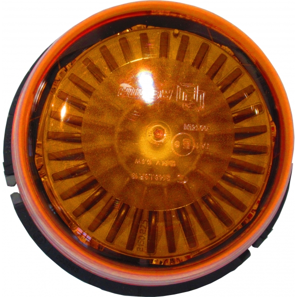 AjBa - Gyrophare LED 12-24V orange montage débrochable, embase